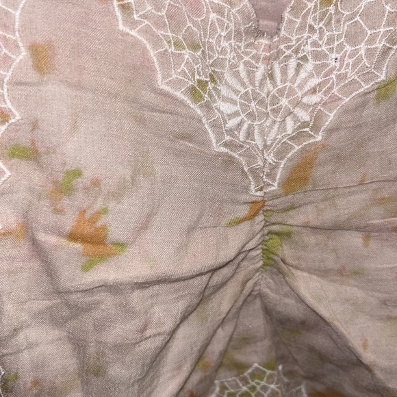 Zara Art Deco XS Floral Appliqué Crop Cami - Picture 3 of 11